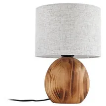 LINDBY Tischleuchte Lindby, Mayumi, Holz für Wohnzimmer, Holz, Skandinavisch, / 31