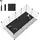 Songmics Kleintiergehege mit Bodenplatten 143 x 73 x 46 cm,