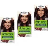 3x Poly Palette Naturals Permanente Haarfarbe 4-60 Goldbraun 115ml