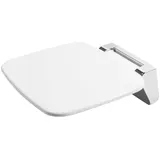 Cornat Duschklappsitz-Belastbar bis 160 kg-Platzsparend hochklappbar-Rutschfeste Sitzfläche-Pflegeleichtes Material-Zeitloses Design/Duschklappsitz/Sitzhilfe/Badsitz/SLDKL200, 350 x 328 x 50