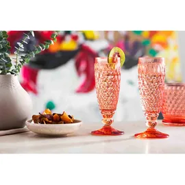 Villeroy & Boch Boston Coloured Wasser-, Wein- und Sektgläser 12er Set Apricot