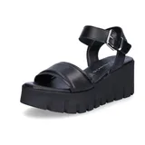 TAMARIS Keilsandalette Damen Schwarz 40