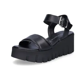 TAMARIS Keilsandalette Damen Schwarz 40