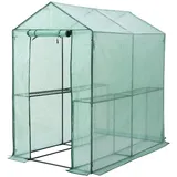 Gardebruk Foliengewächshaus 1,86 x 1,2 x 1,9 m grün