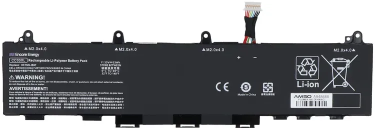 Neuer Encore Energy Akku für HP EliteBook 850 855 G7 und G8 53Wh 11,55V 4500mAh CC03XL