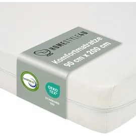 Homestyle4u Kinderbett 90 x 200 cm Kiefer massiv rosa