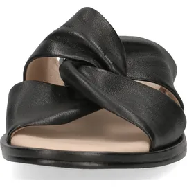 CAPRICE Damen Pantoletten aus Leder Bequem, Schwarz (Black Nappa), 37 EU