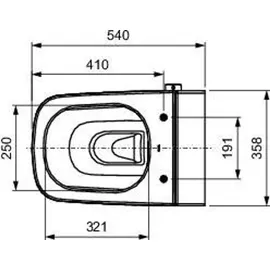 TECE TECEone Dusch-WC Weiß