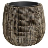 Trendline Polyrattan Pflanztopf Ø 45 x 40 cm braun