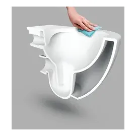 Creavit RimOff Hänge-WC mit WC-Sitz Weiß