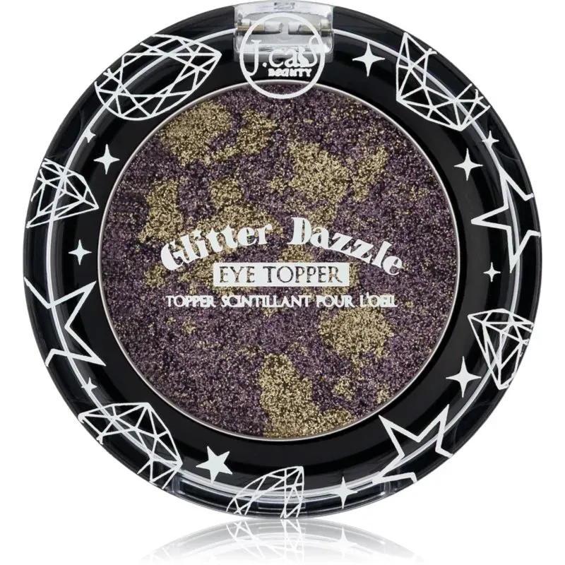 J.Cat Beauty Glitter Dazzle Lidschatten mit Glitter Farbton 103 Purple Rain 1.2 g