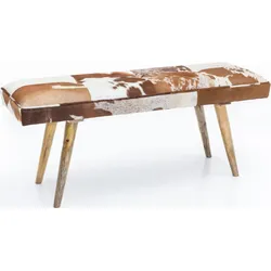 WOHNLING Sitzbank Ziegenfell 120 cm