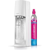 Sodastream Terra white + PET-Flasche 1 l + Zylinder