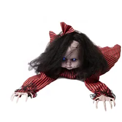 EUROPALMS Halloween Figur kriechend Mathilda, animiert, 110cm