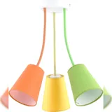 Licht-Erlebnisse Deckenlampe Orange Gelb Grün flexibel