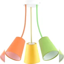 Licht-Erlebnisse Deckenlampe Orange Gelb Grün flexibel
