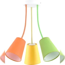 Licht-Erlebnisse Deckenlampe Orange Gelb Grün flexibel