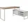 Jahnke Eckschreibtisch LOOP Eiche / Braun