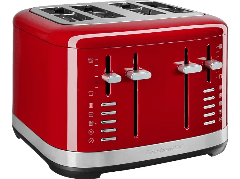 Preisvergleich Produktbild KITCHENAID 5KMT4109EER Toaster Empire Rot (1960 Watt, Schlitze: 4)