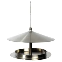 Dobar Rundes Design-Futterhaus Edelstahl zum Aufhängen