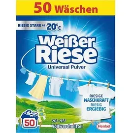 Weißer Riese Vollwaschmittel Pulver 2,5 kg 50 WL