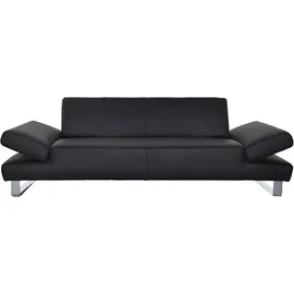 W.Schillig Couch Leder 3-Sitzer Weiß
