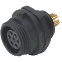DELTRON CONNECTORS DELKSP1312/S4 Rundsteckverbinder Buchse, Einbau Gesamtpolzahl: 4 1St.