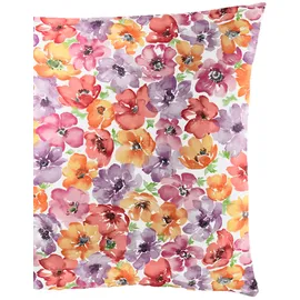 BIERBAUM 3712 Blumen Lila 135 x 200 cm + 2 x 80 x 80 cm