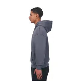 dropsize HEAVY OVERSIZE EMBO HOODIE - grau