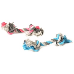 DUVO+ Spielknochen Hundespielzeug Knot Baumwolle + 2 Knots