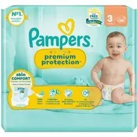 Pampers® Premium ProtectionTM Luiers Maat 3 | 6-10 kg Couches 30 pc(s)