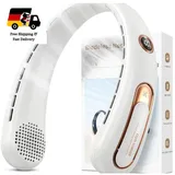 Nackenventilator 3 Stufen 4000mAh Akku LCD Anzeige USB L
