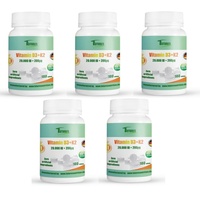 Vitamin D3 20.000 IE + Vitamin K2 (180-900 Tabletten) Hochdosiert - Neue Formel