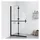 vidaXL Duschwand 120 x 190 cm schwarz