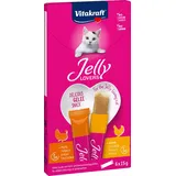 Vitakraft 24 x 15 g Vitakraft Jelly Lovers Huhn & Pute Katzensnacks