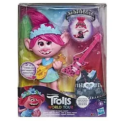 Hasbro - Trolls - Poppy singende Puppe mit 2 verschiedenen Looks