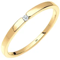 Elli DIAMONDS Verlobung Solitär Diamant 0.015 ct. 585 Gelbgold