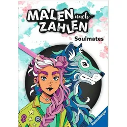 RAVENSBURGER 48915 Malen nach Zahlen: Soulmates Manga - Anime - 32 Motive