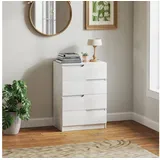 Homcom Schubladenkommode 60 x 85 x 40 cm Weiß