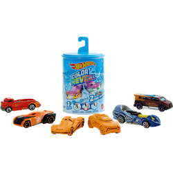 HOT WHEELS Color Reveal Die-Cast 2er-Pack, Farbwechsel, Spielzeugauto Spielzeugautos Mehrfarbig