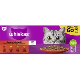 Whiskas Klassische Auswahl in Gelee 60 x 85 g