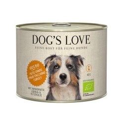 DOG'S LOVE BIO 6x200g Pute mit Amaranth & Kürbis