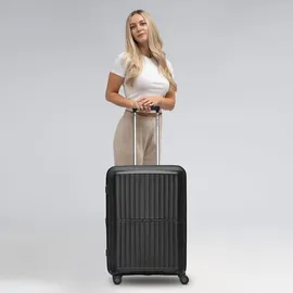 pactastic Collection 01 4-Rollen Cabin 67 cm / 71 l schwarz/metallic