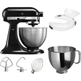 KitchenAid 5K45SS Classic onyx schwarz inkl. Paket 2