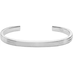 Fossil Armreif Edelstahl silber Herren 