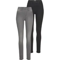FLASHLIGHTS Jeansjeggings in black/grey | Gr.: 42