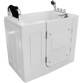 AcquaVapore Sitzbadewanne mit Tür 110 x 68 cm (S08-TH-C-L)