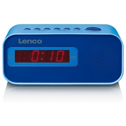 Lenco CR-205 Uhrenradio (FM-Tuner) blau