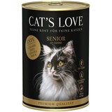 Cat's Love 6x400g Cat's Love Senior Ente Katzenfutter nass