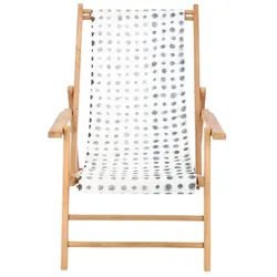Outdoor Liegestuhl Maxx Bezug amlapura graphite mit Fußteil